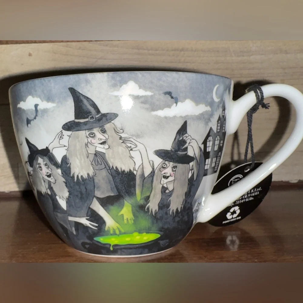 SUPER CUTE ๐ฅฐ PORTOBELLO BY DESIGN HALLOWEEN WICKED WITCHES ๐งโโ๏ธ COFFEE MUG - Picture 6 of 17